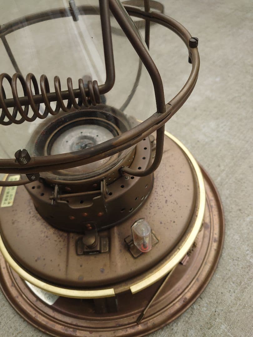 真鍮製　石油ストーブ　日本船燈　フリージア