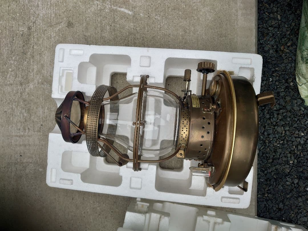 真鍮製　石油ストーブ　日本船燈　フリージア