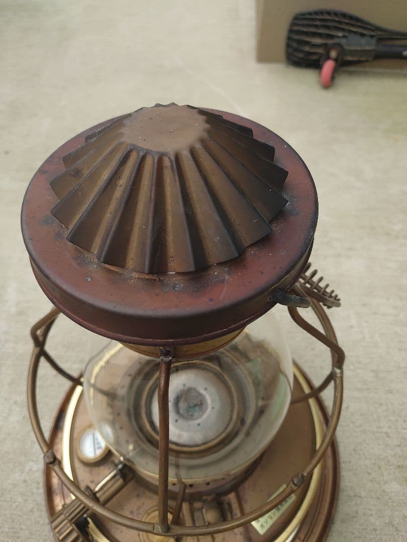 真鍮製　石油ストーブ　日本船燈　フリージア