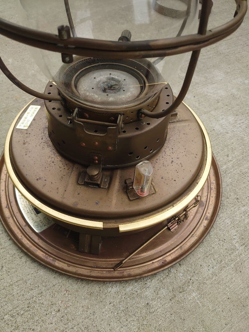 真鍮製　石油ストーブ　日本船燈　フリージア