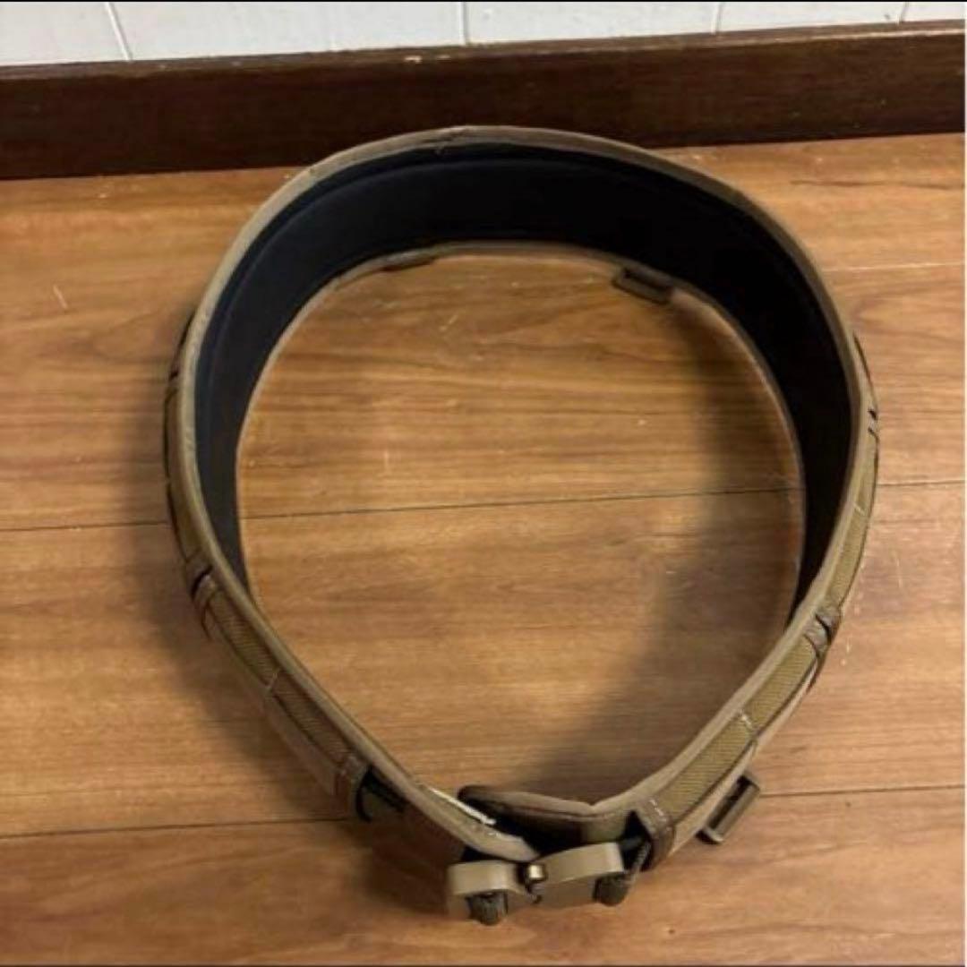 極美品　米軍　ELITE ガンファイターベルト　LARGE コヨーテ　USA製