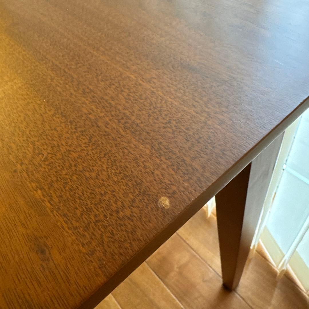 【完成品・組立不要】グレイス幅120cmスリムデスク天然木引き出し