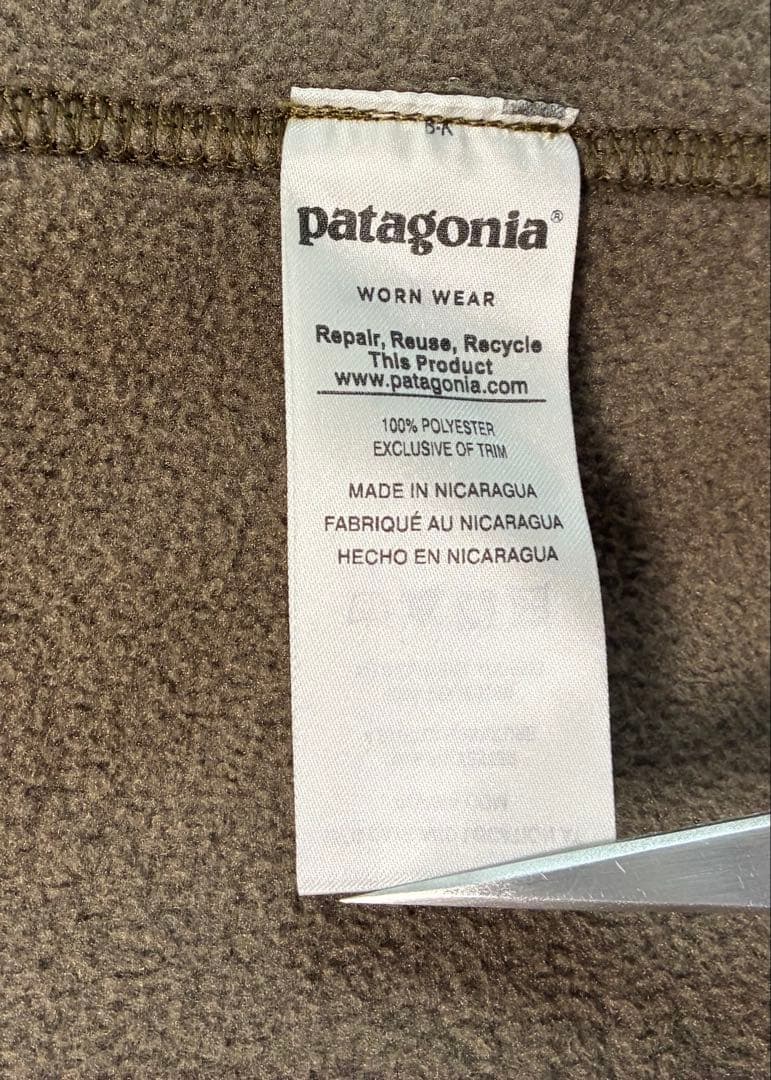 Patagonia シンチラ フリース ベスト オリーブ パタゴニアFA17