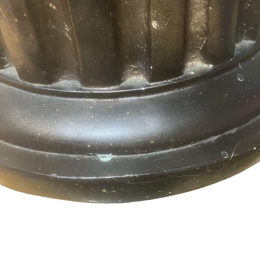 古代イオニア式 ガラス天板テーブル 特徴的な柱デザイン ロココ調　アンティーク