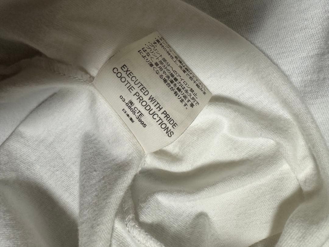 【希少】10周年 cootie Embroidery oversized tee