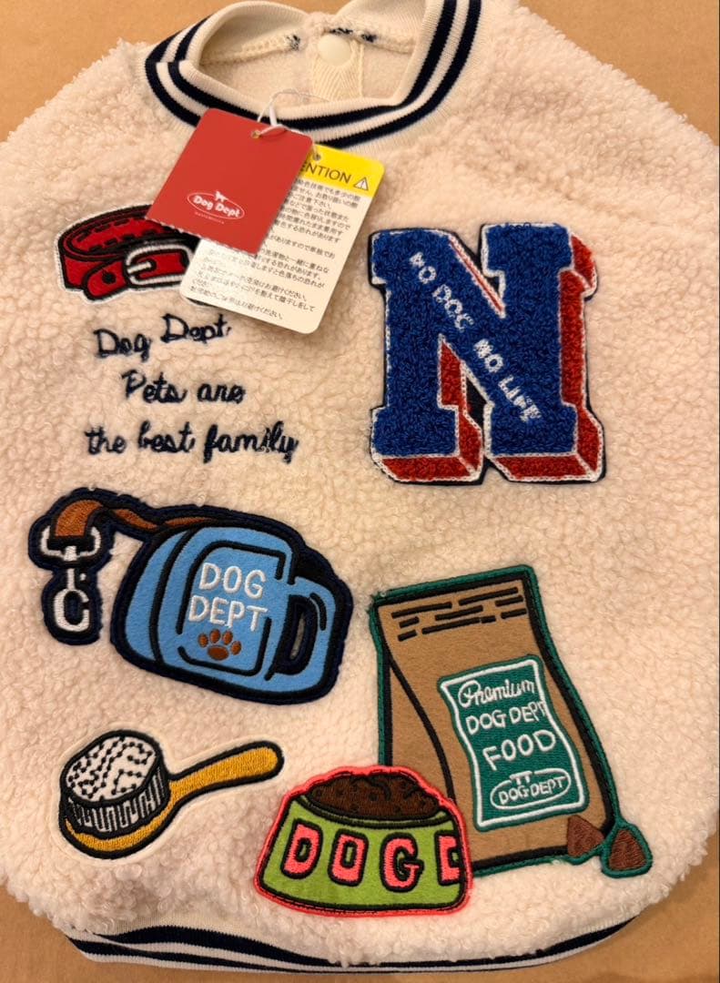 ノベルティ付き⭐︎DOGアピールボアフリーススタジャン