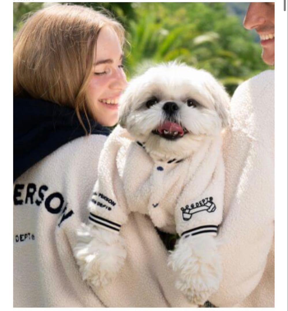 ノベルティ付き⭐︎DOGアピールボアフリーススタジャン