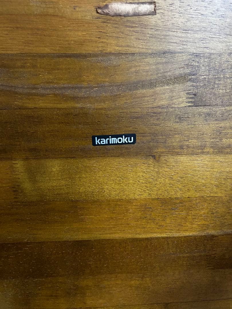 karimoku 木製 円形座卓 直径約100cm