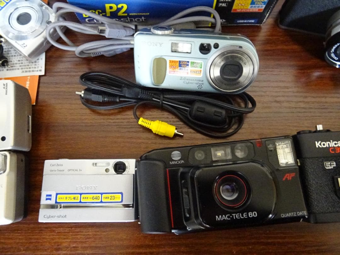 ジ*ー様 阪029 カメラ 7点 まとめ売り キャノン ペンタックス ソニー コ