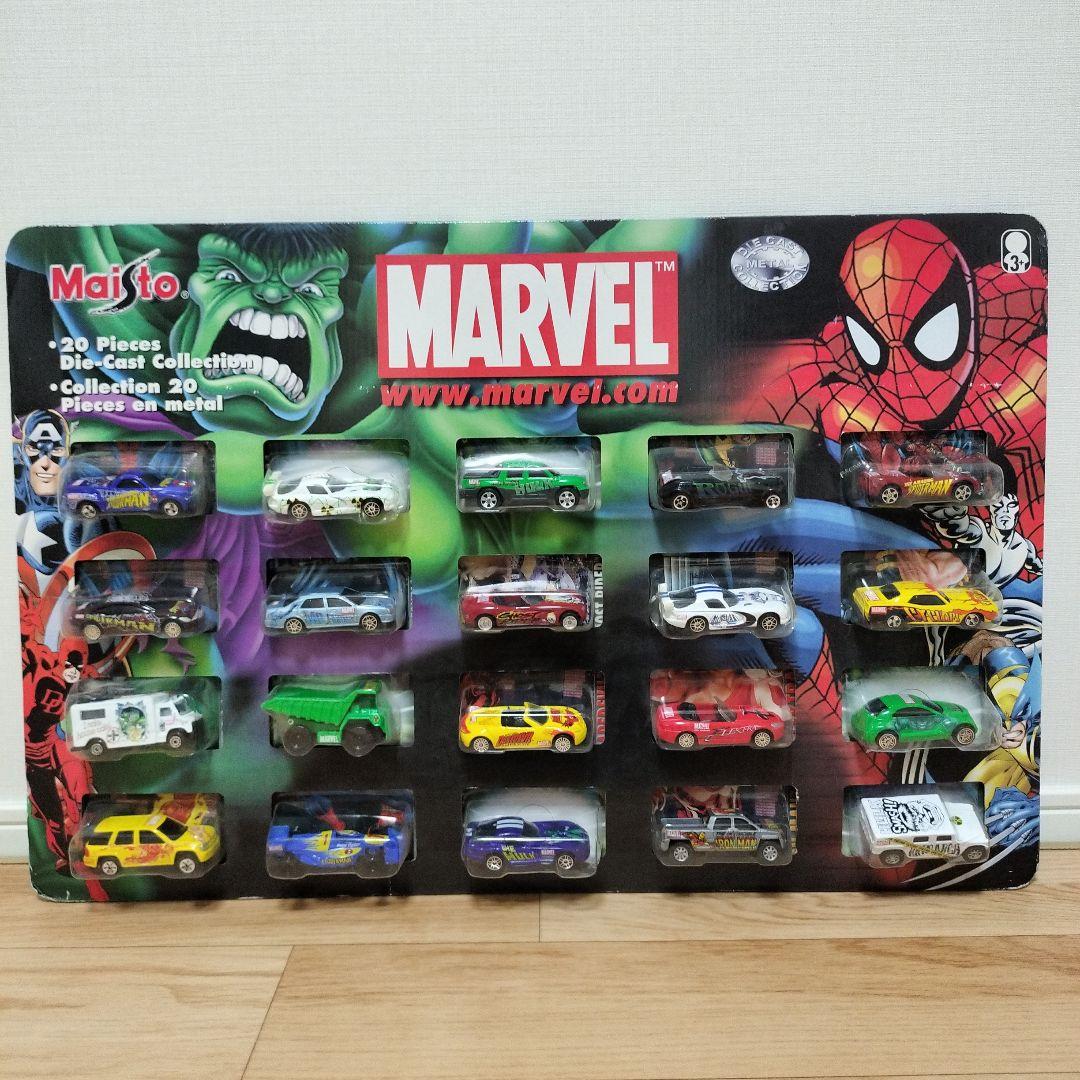 20個入り 未開封 MARVEL マーベル ミニカーセット ディスプレイ