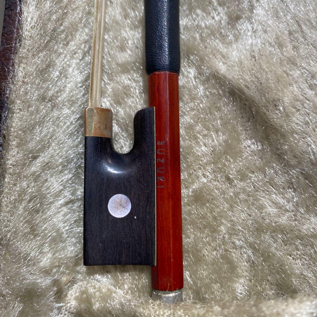 SUZUKI バイオリン 1/2サイズ 弓と肩当て付き 2000年製