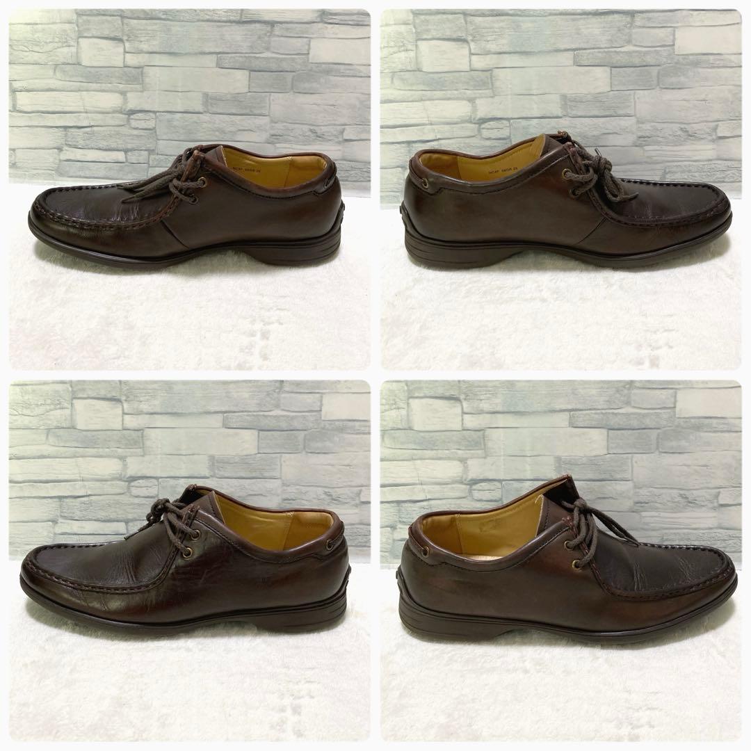 美品 REGAL リーガル チロリアンシューズ モカシン 本革 濃茶色 26.0