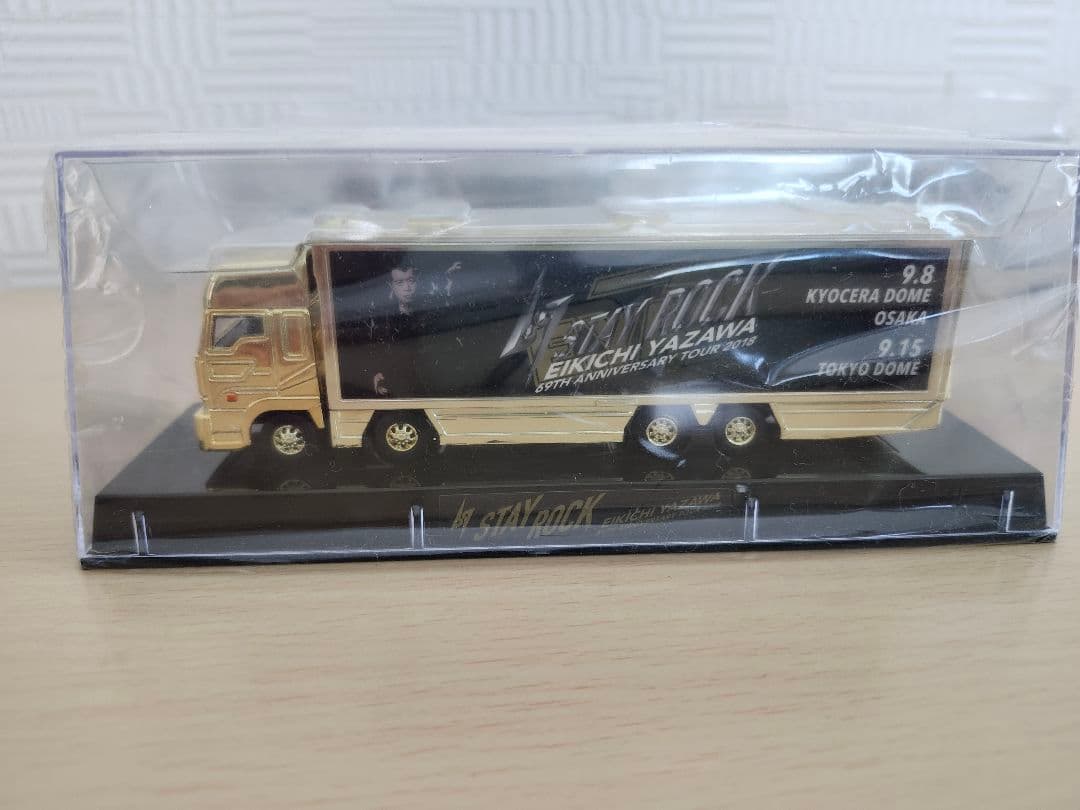 矢沢永吉トランポ3台セット、紙コースター、札、オリジナル永吉マグネット