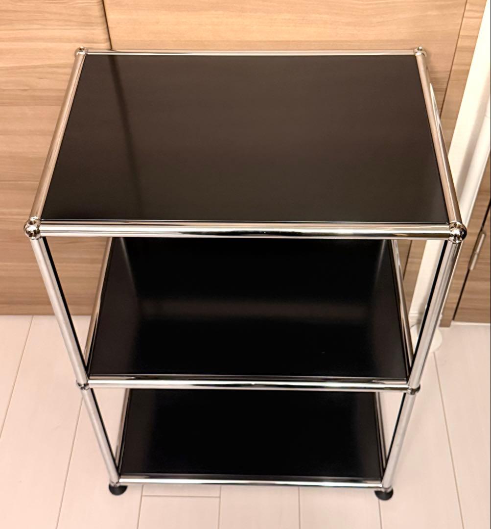 USM Haller USMハラー キャビネットシェルフ ブラック サイドボード