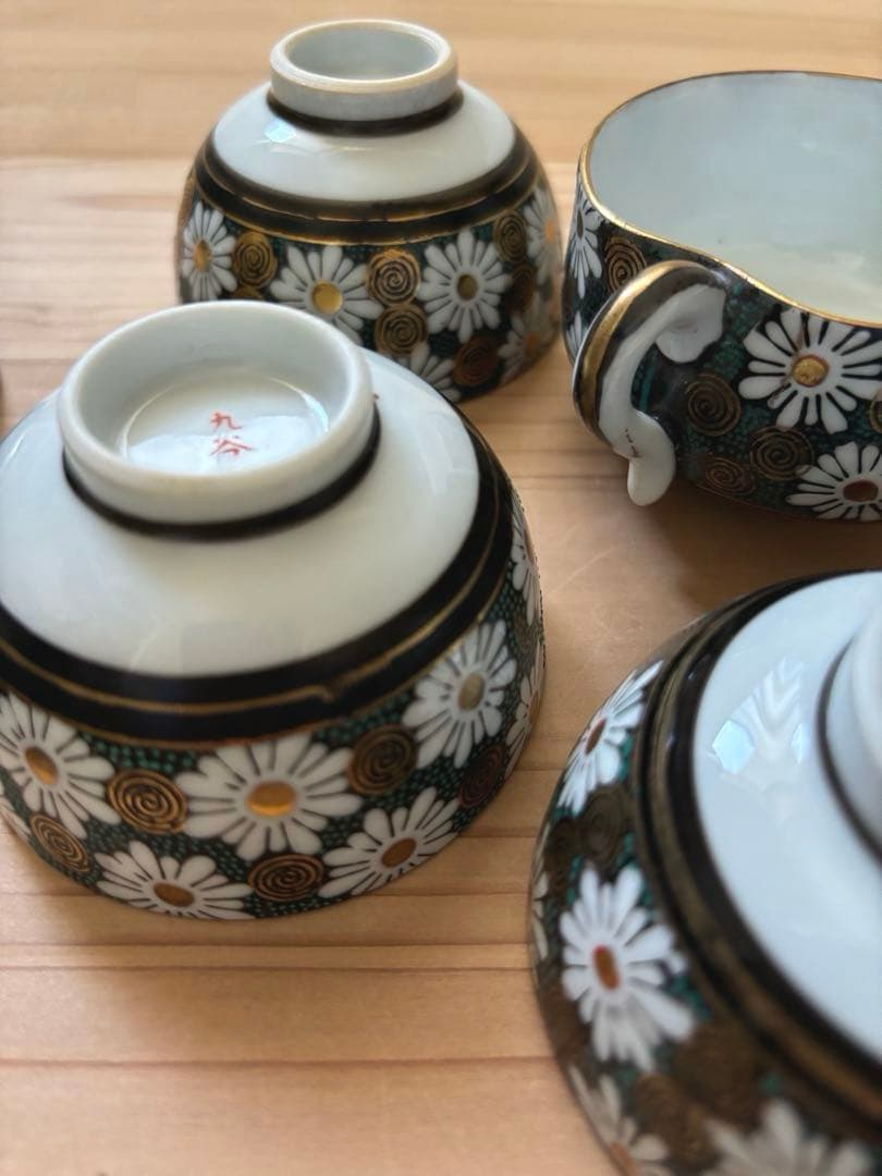 九谷焼　煎茶茶器揃え