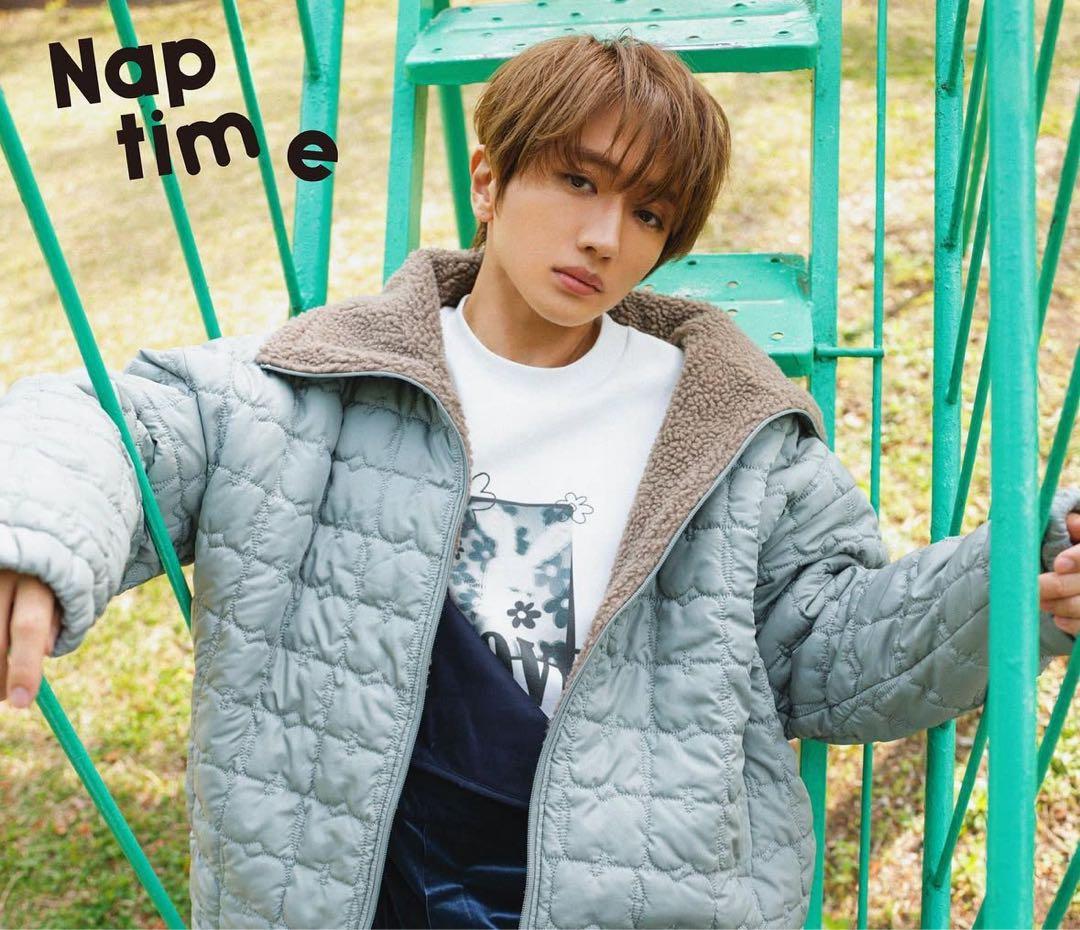 ナップタイム　naptime. Nissy 西島隆弘　カットソー　白　ホワイト