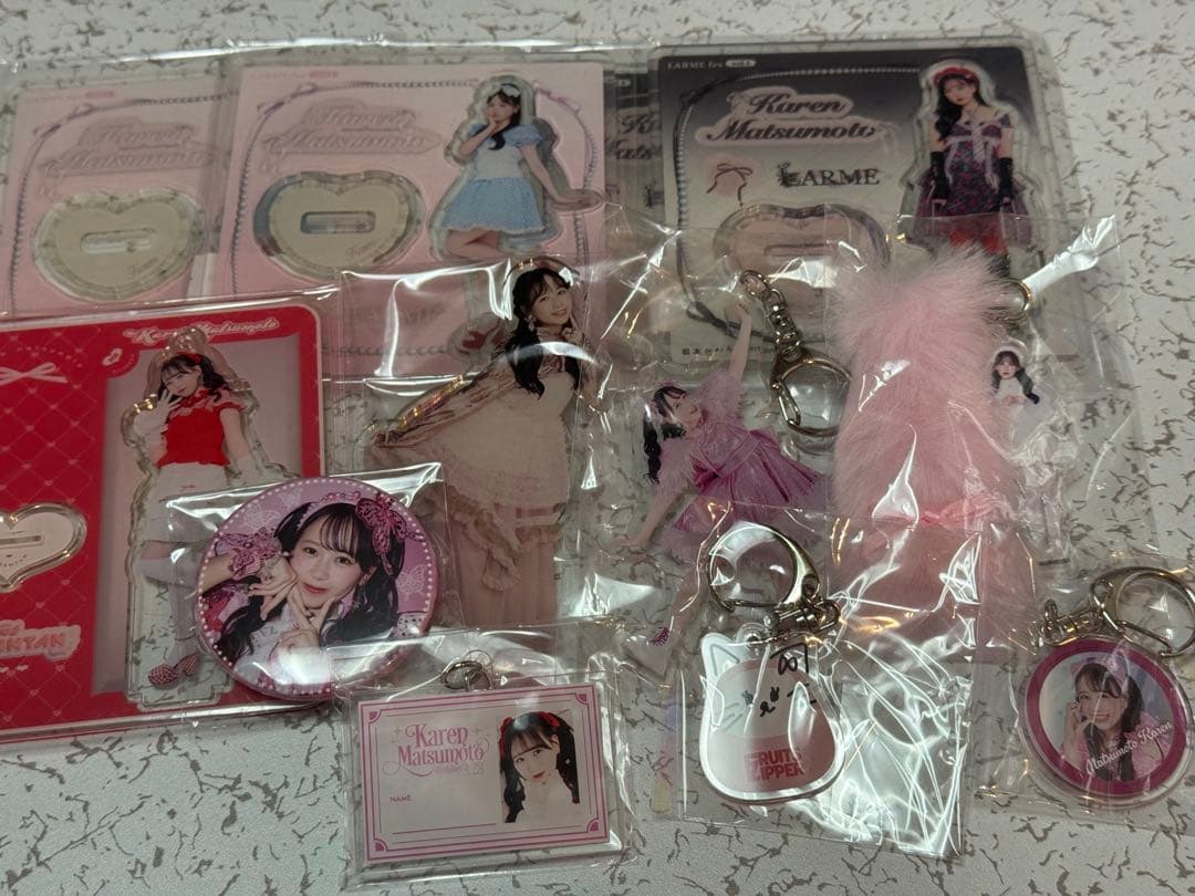 FRUITSZIPPER 松本かれんグッズ　アクスタなど