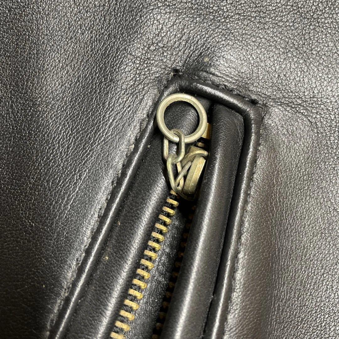 ジ*ル様 Vanson ビンテージ レザージャケット シングルライダース 36