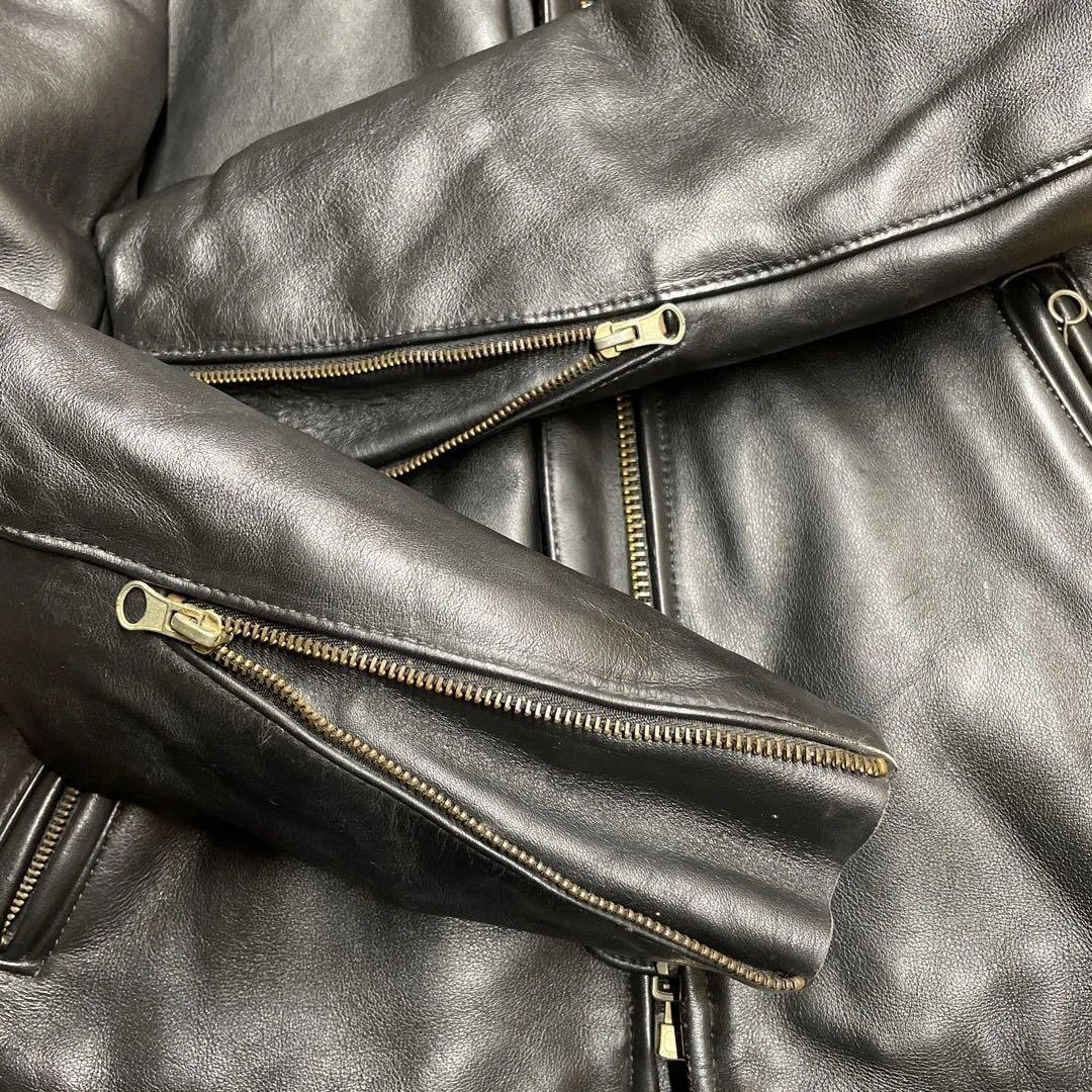 ジ*ル様 Vanson ビンテージ レザージャケット シングルライダース 36