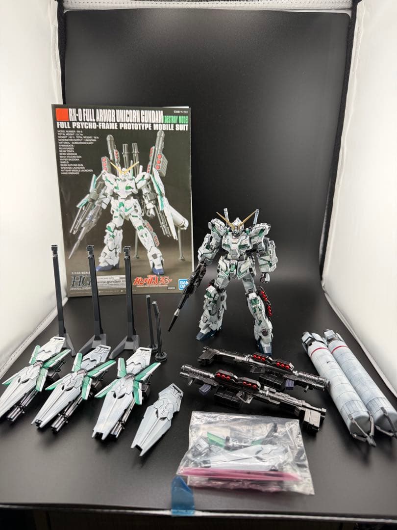 HGフルアーマーユニコーンガンダム　ガンプラ