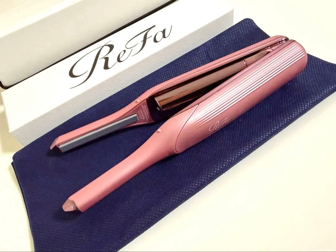 ReFa リファミニヘアアイロン フィンガーコードレス ピンク