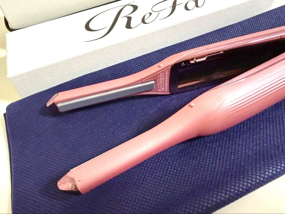 ReFa リファミニヘアアイロン フィンガーコードレス ピンク
