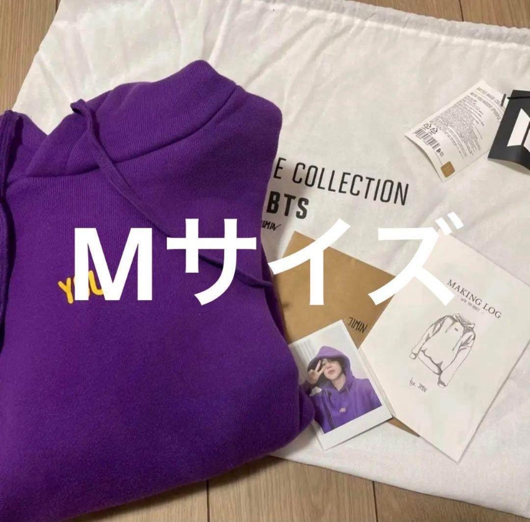 jimin フーディー　bts ジミン　アーティストメイド　M パーカー