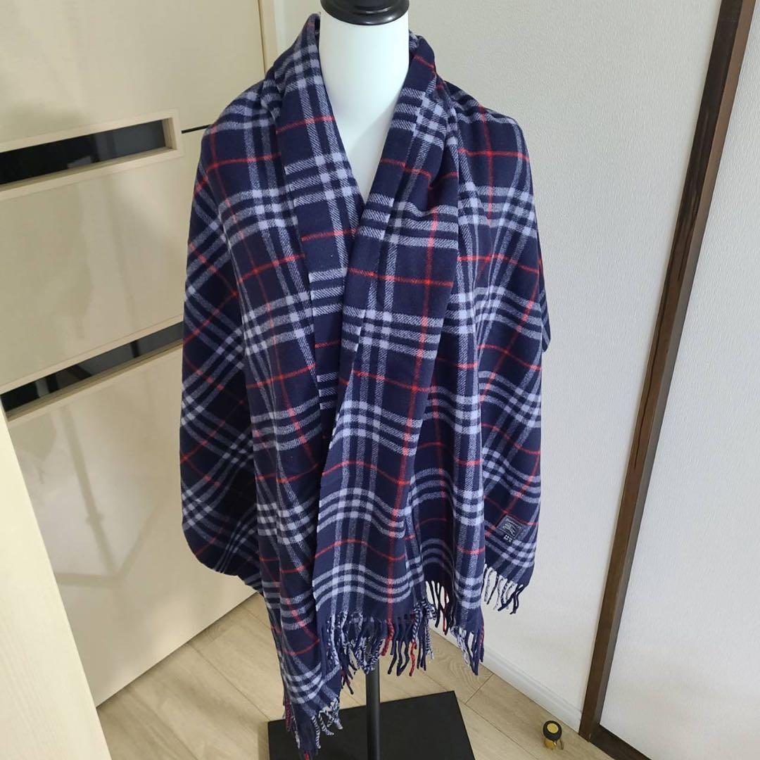 【Burberrys】マフラー ストール ノバチェック 大判　カシミヤ5%