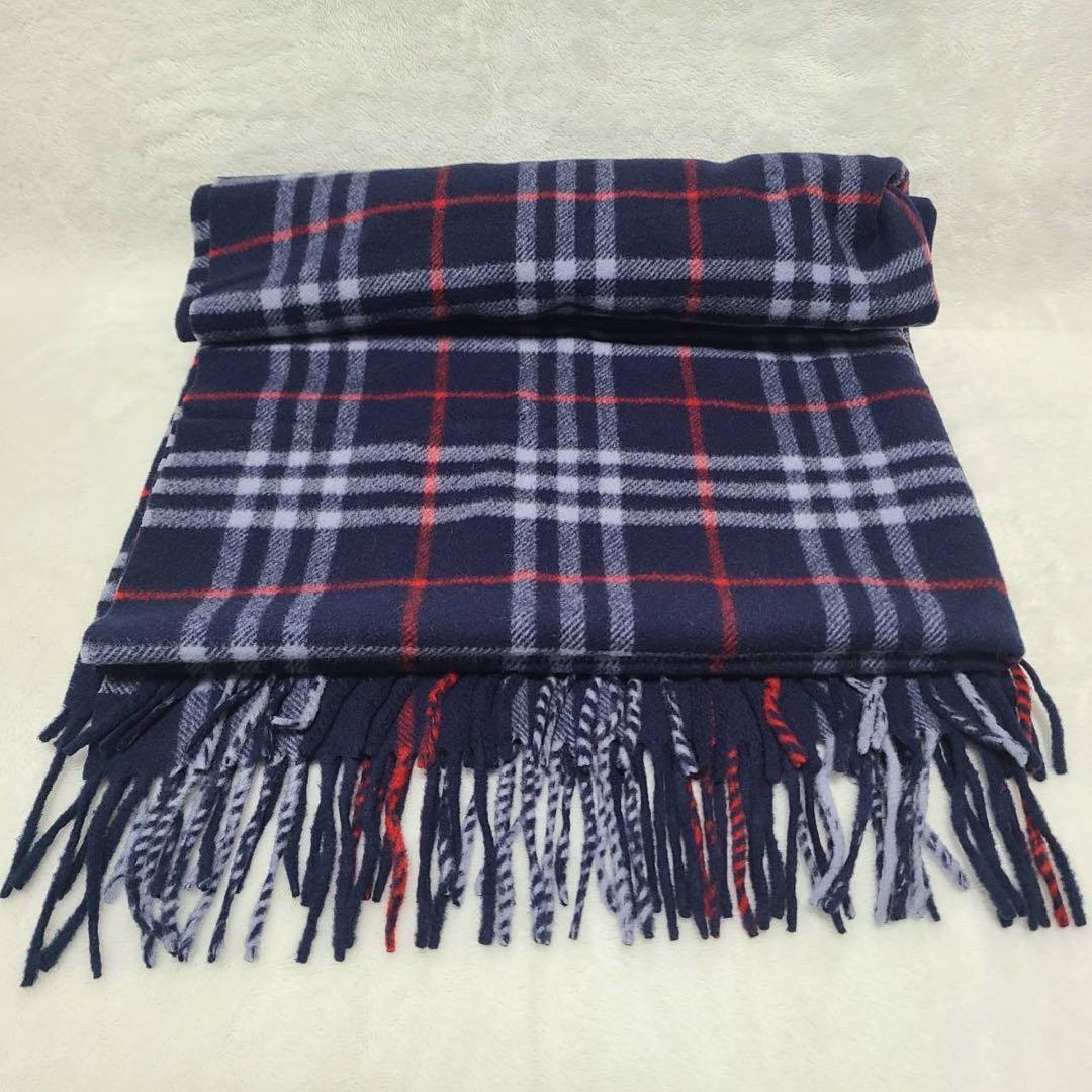 【Burberrys】マフラー ストール ノバチェック 大判　カシミヤ5%