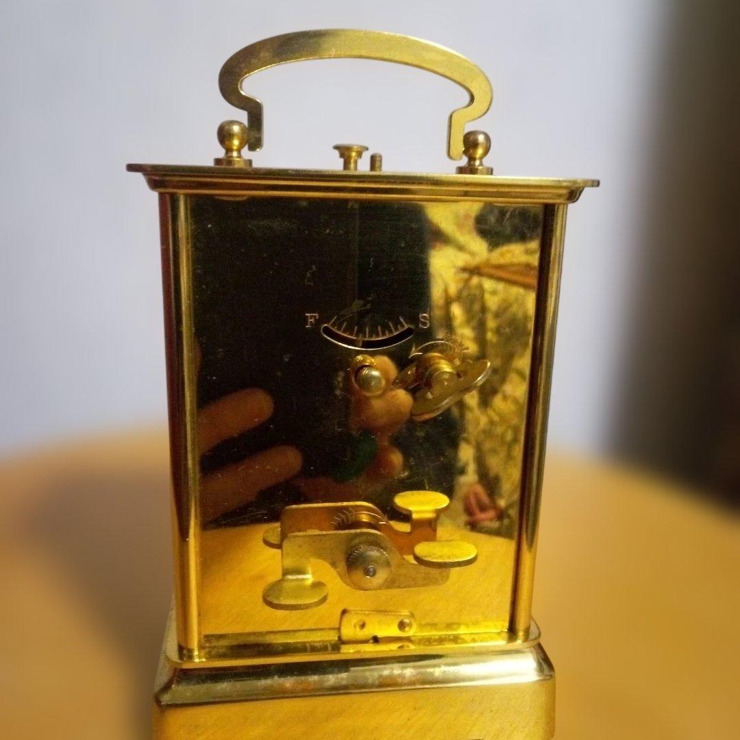 精工舎　枕時計(目覚まし)　キャリッジクロック　　SEIKOSHA アンティーク