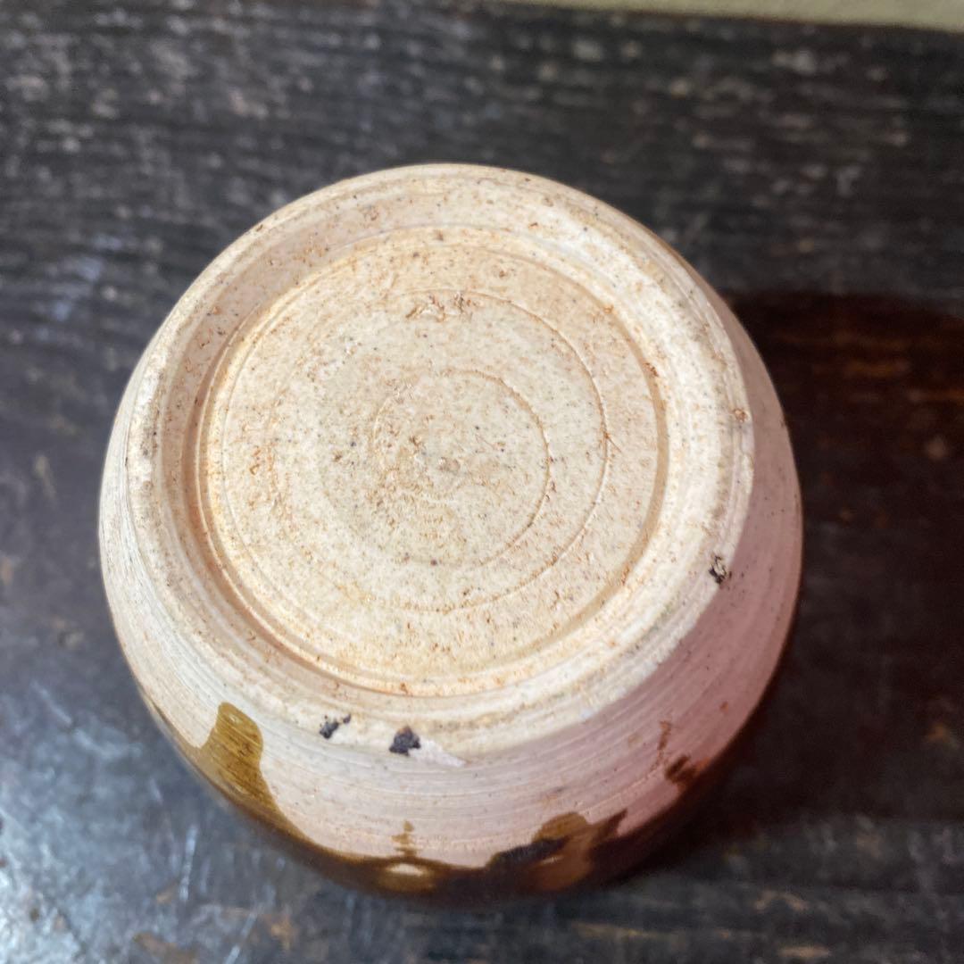 中国宗代　褐釉蓋物【桐箱付】