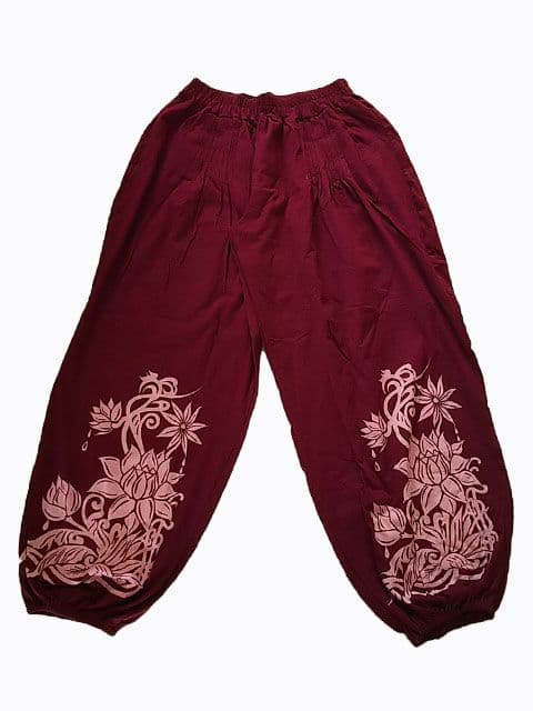 さくら『サマーセール』アジアンエスニック☆タイダイ染　ガウチョパンツ　03