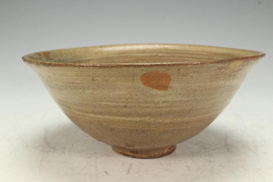 古美術 李朝 高麗 三嶋 茶碗(K-A638)