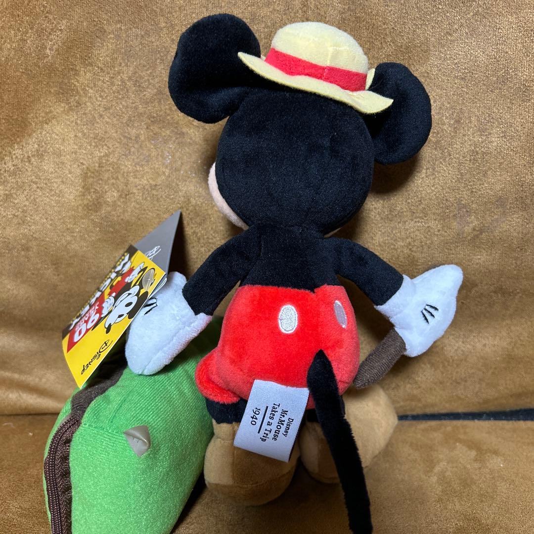 ミッキーマウス　ぬいぐるみ 90周年　ミッキーの汽車旅行　ディズニーストア