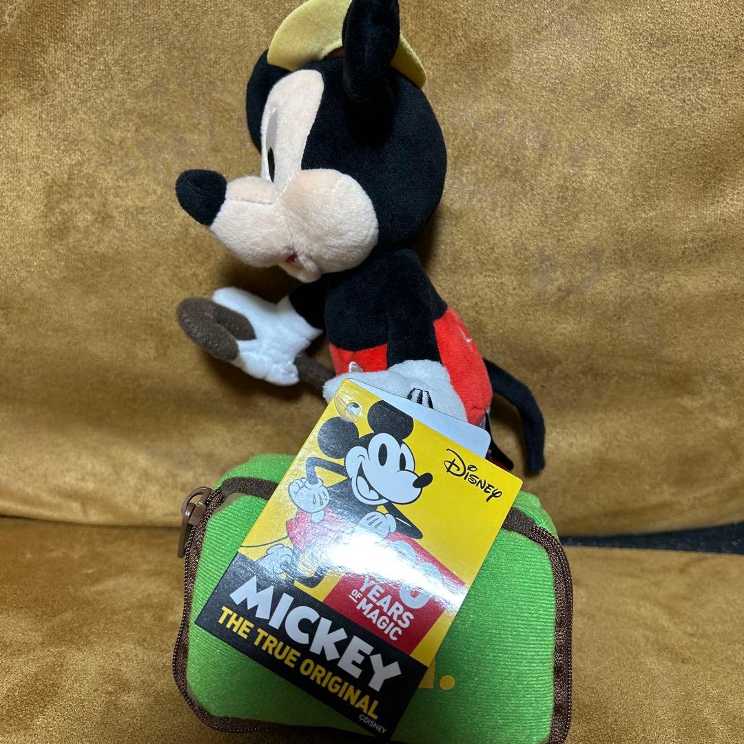 ミッキーマウス　ぬいぐるみ 90周年　ミッキーの汽車旅行　ディズニーストア