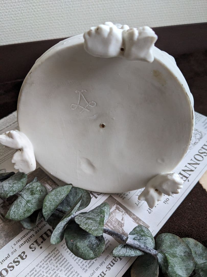 n*1様 フランス・パリ　アンティーク市購入　美しい石膏像　オブジェ♪