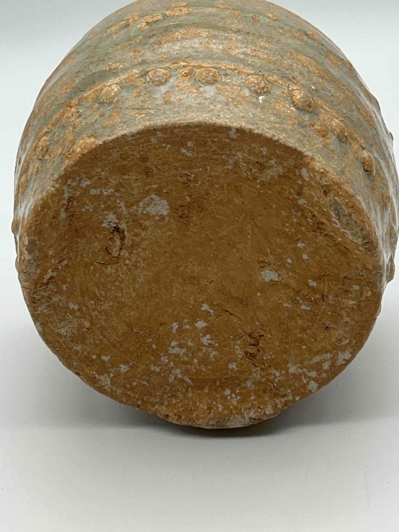 北宋時代 越窯 青磁鼓釘三足香炉 湖田窯琴炉 【旧家蔵出し】希少貴重(F-95)