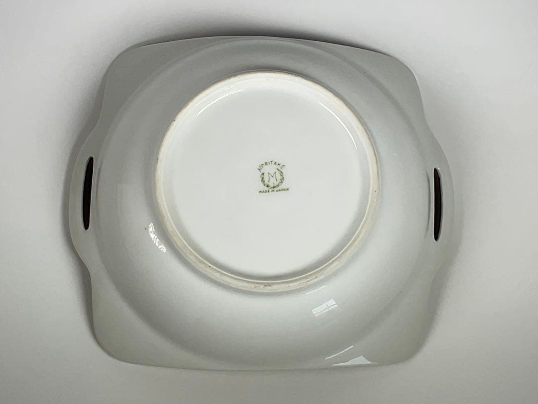 オールドノリタケ　インコ　絵皿 プレート　Noritake　幅約16cm