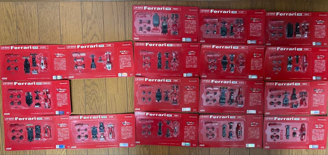 DyDo Ferrari Collection 1/64スケールミニカー 17種