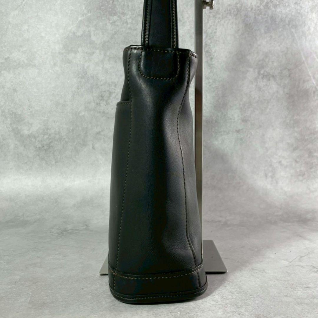 バッグ vintage coach shoulder bag leather black