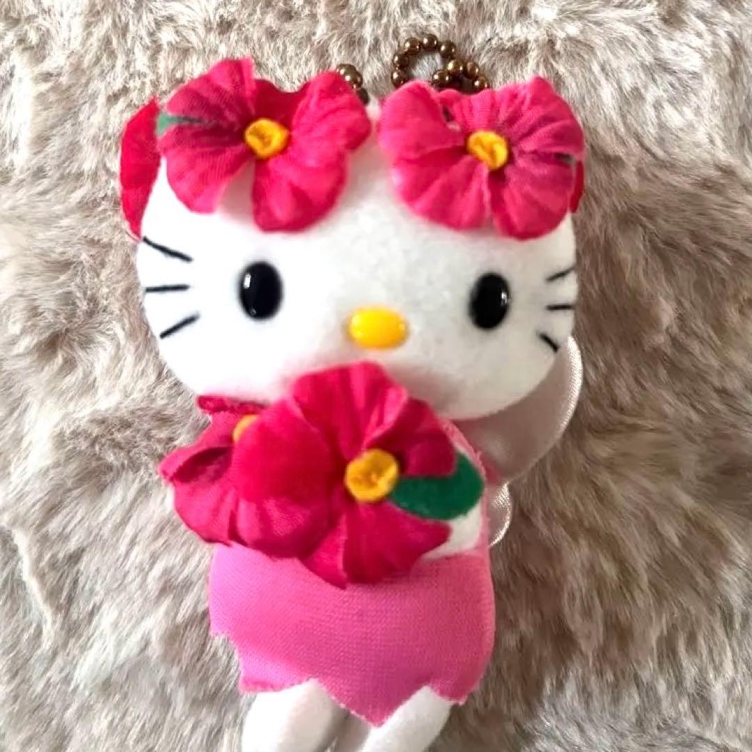 ハローキティ 北海道限定 フラワーアイランド ぬいぐるみ マスコット ご当地