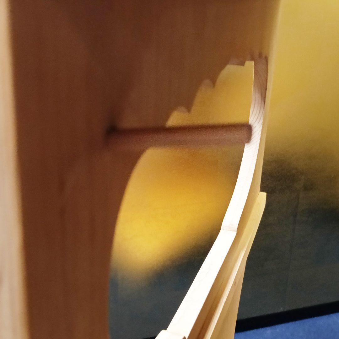 AM25 茶道具 杉棚 玄々斎好 水指 柄杓付 専用紙箱 良好