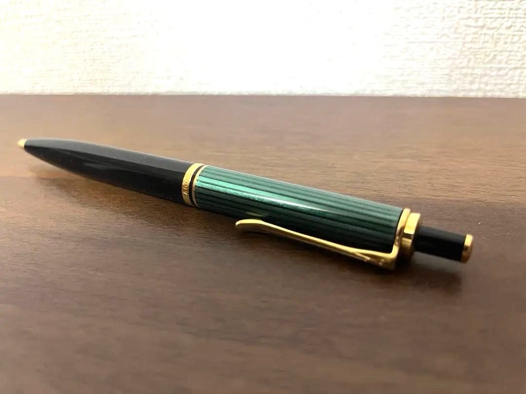 ペリカン　ボールペン　スーべレーンK400 グリーンストライプ