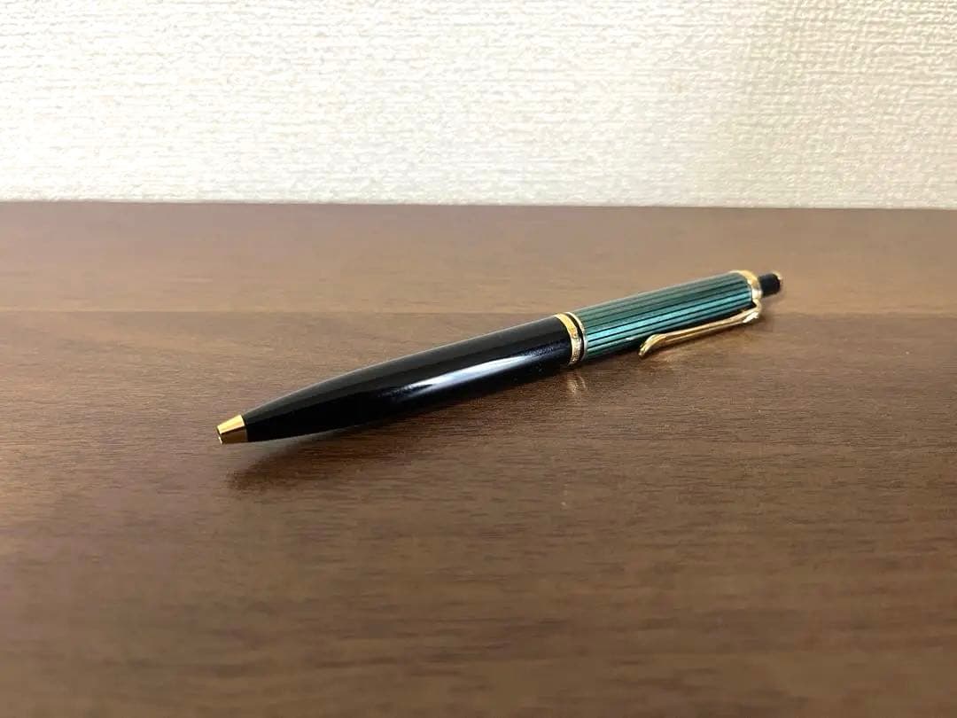 ペリカン　ボールペン　スーべレーンK400 グリーンストライプ