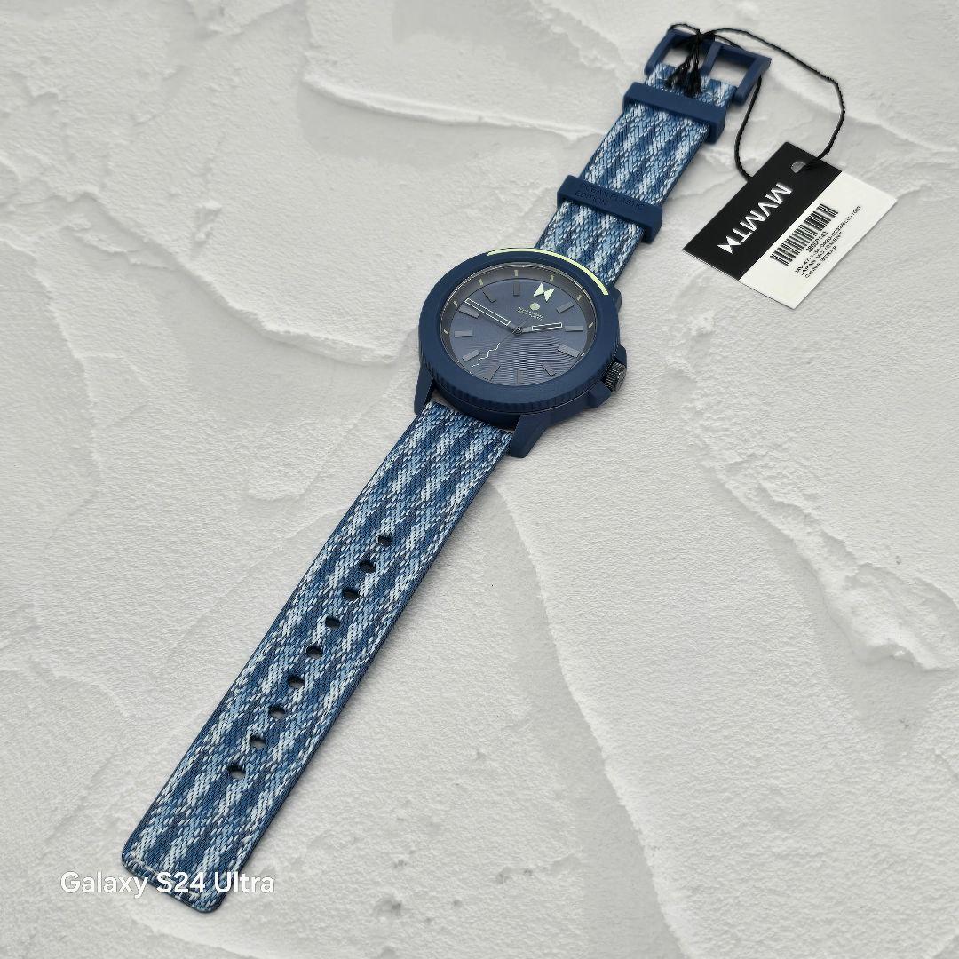 未使用 MVMT 腕時計 ソーラー 海洋再生プラスチックブルー