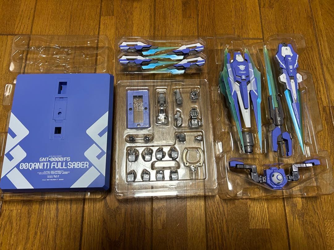【開封品】L BUILD メタルビルド ダブルオークアンタ フルセイバー