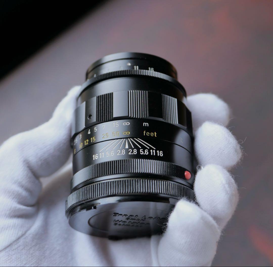 Leica(ライカ) テレエルマリート 90mm/F2.8(極美)&純正フード