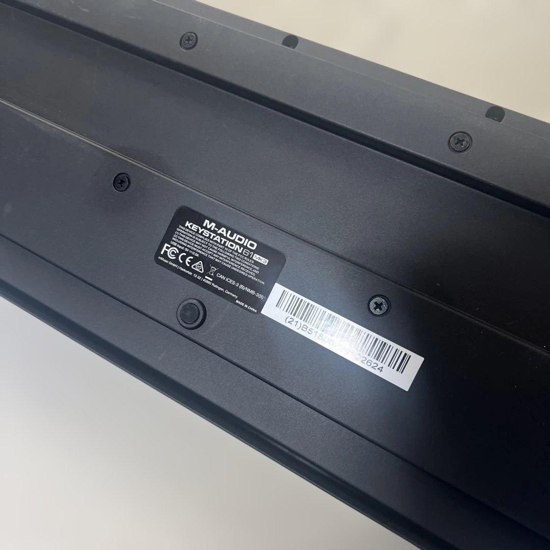 【美品】M-AUDIO MIDIキーボード KEYSTATION61 MK3