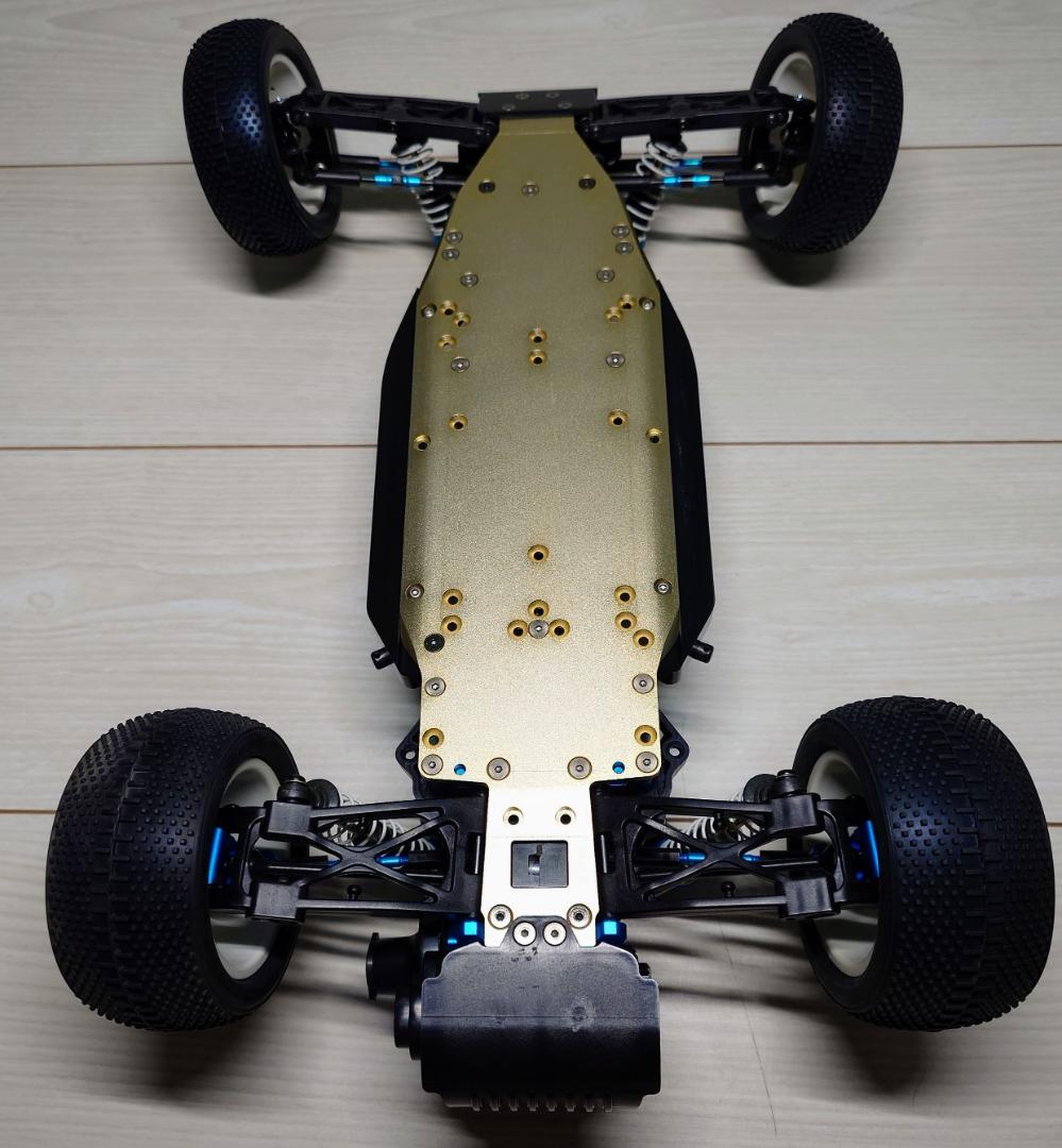 ☆未走行·タミヤ・ザハーク・TRF201 XR アルミロワデッキセット☆