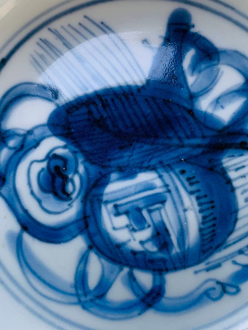 中国明時代染付お茶碗